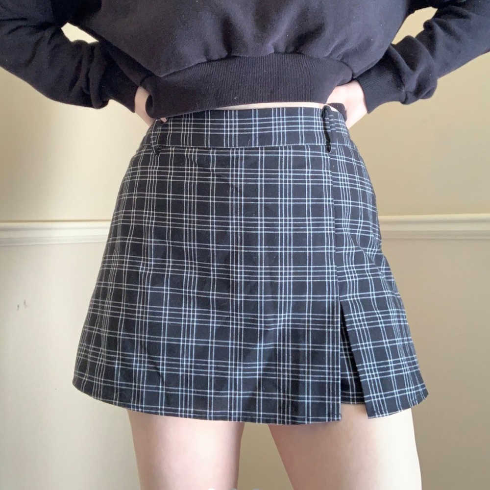 L.A. HEARTS PLAID SKORT